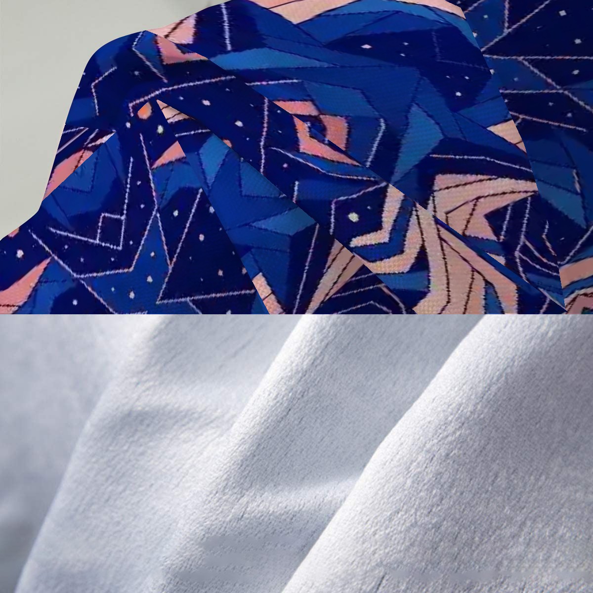 Outer Space Abstract Patterned Throw Blanket