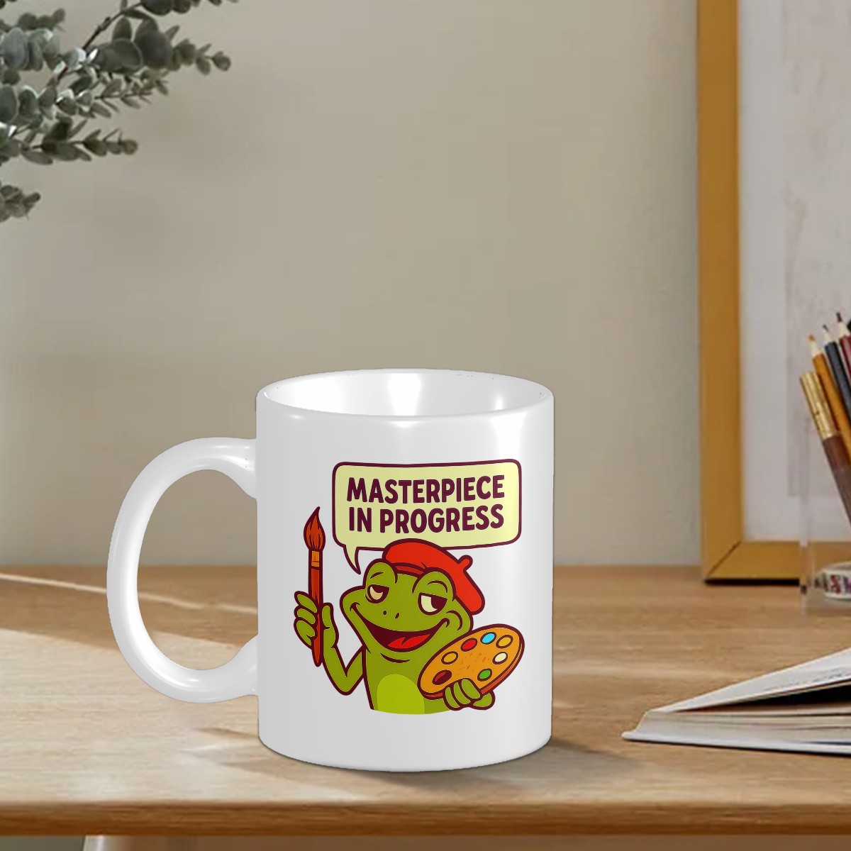 Masterpiece in Progress Art Custom Design Mug