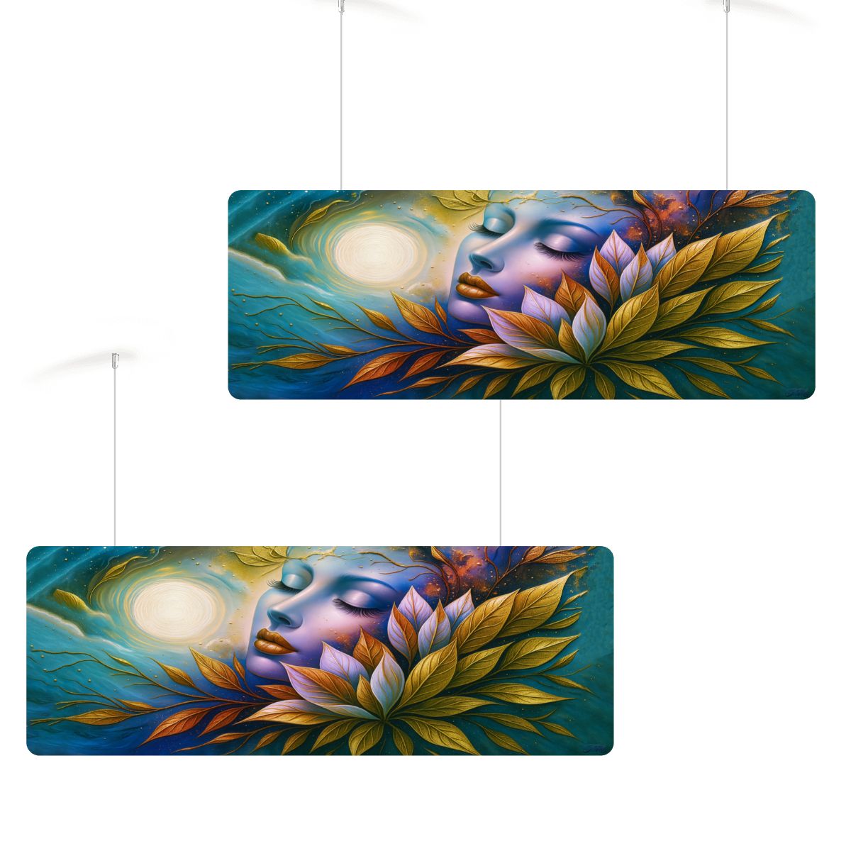 Ethereal Serenity - Sound Absorbing Ceiling Lamp