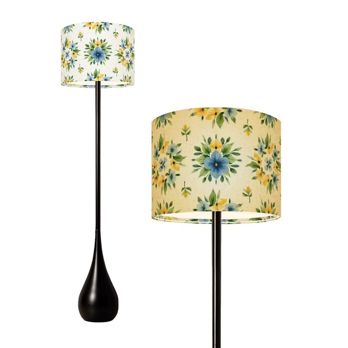 Whispers of Spring Pattern Floor Lamp