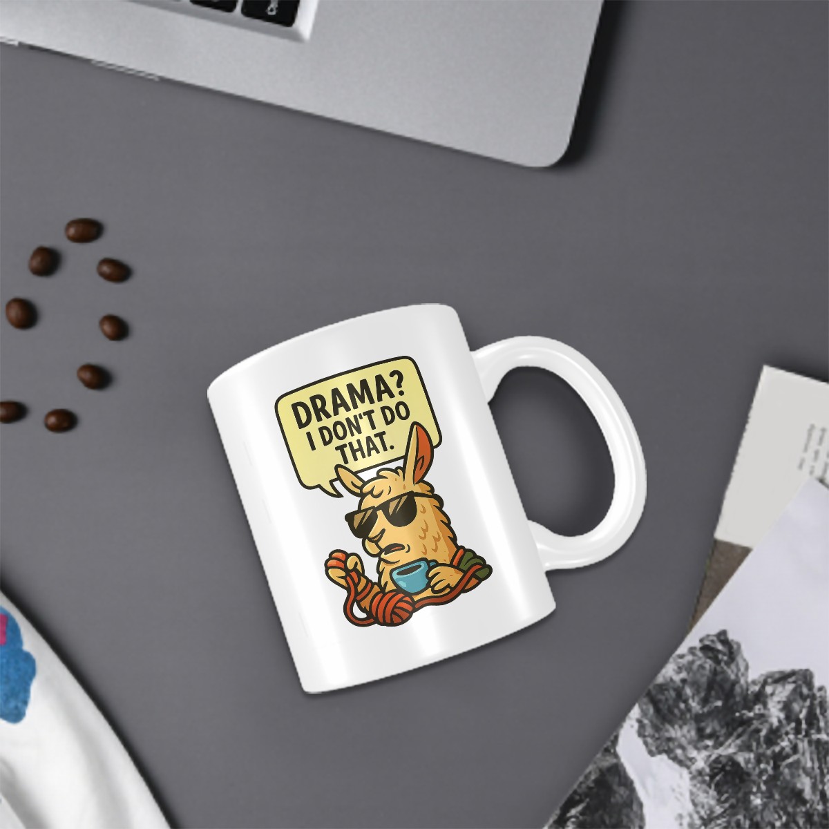 Funny Llama Coffee Custom Design Mug