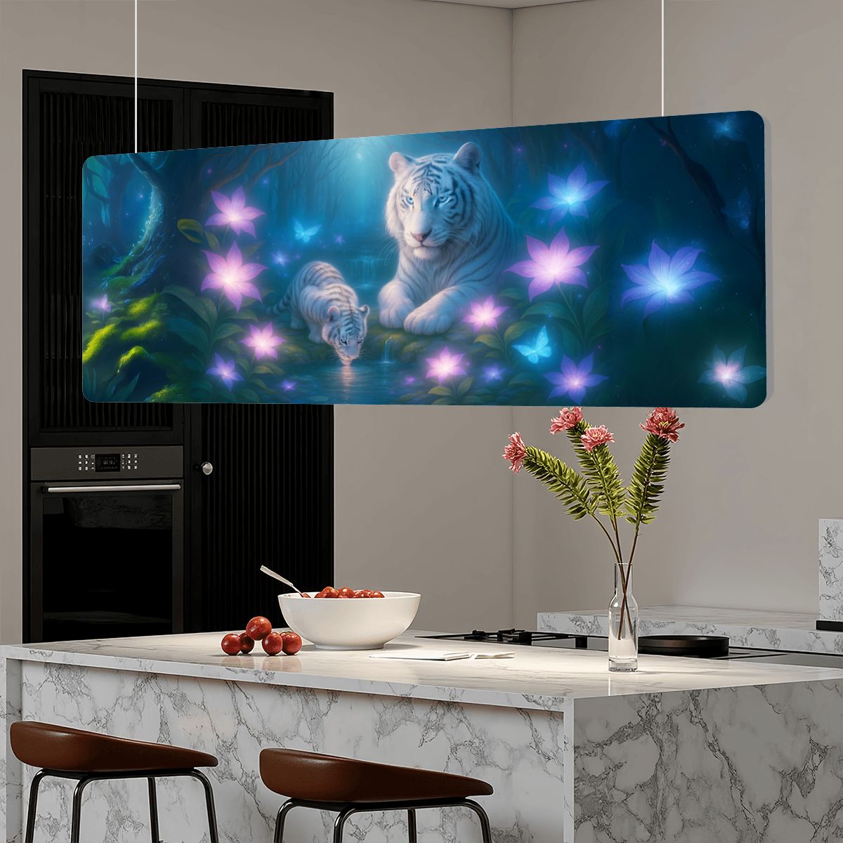 Guardian of the Luminous Grove - Sound Absorbing Ceiling Lamp