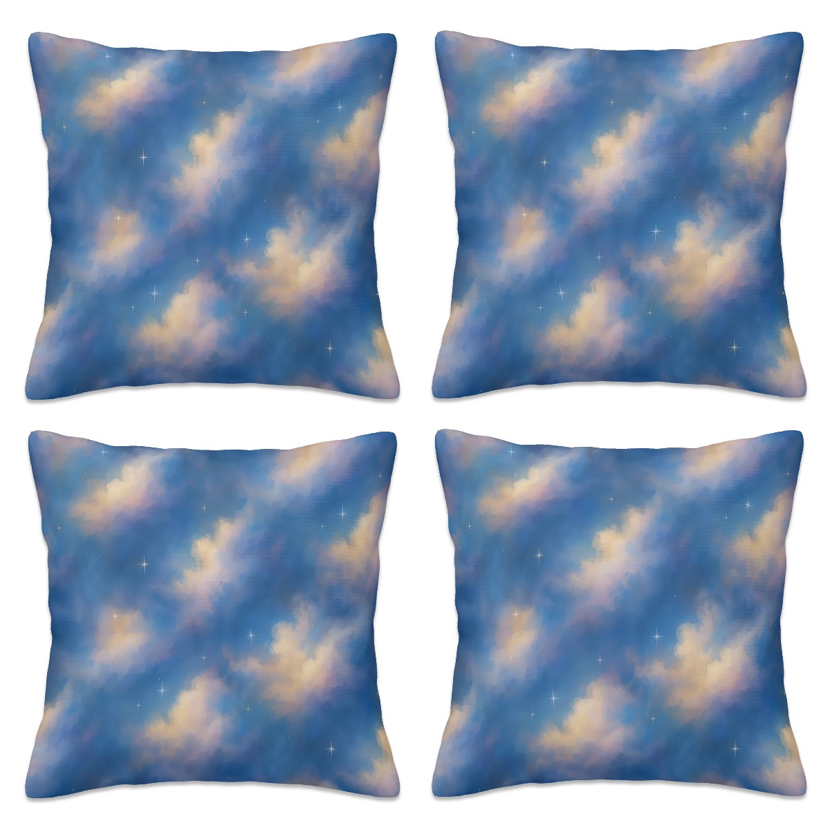  Dreamveil Horizon  Decorative Throw Cushion Covers Set of 4
