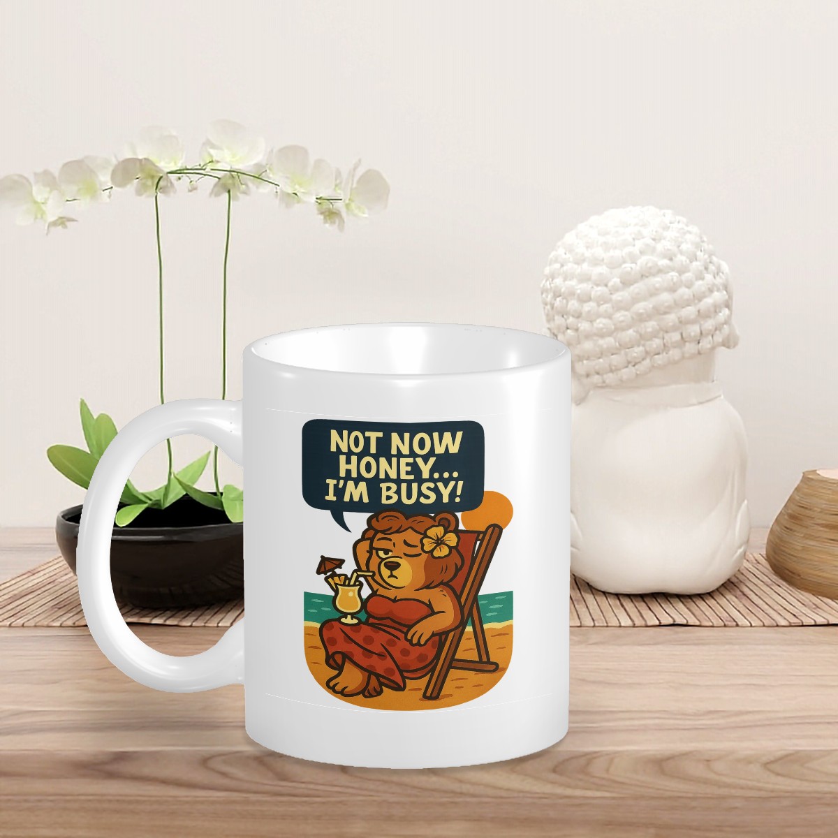 Not Now Honey Custom Design  Mug