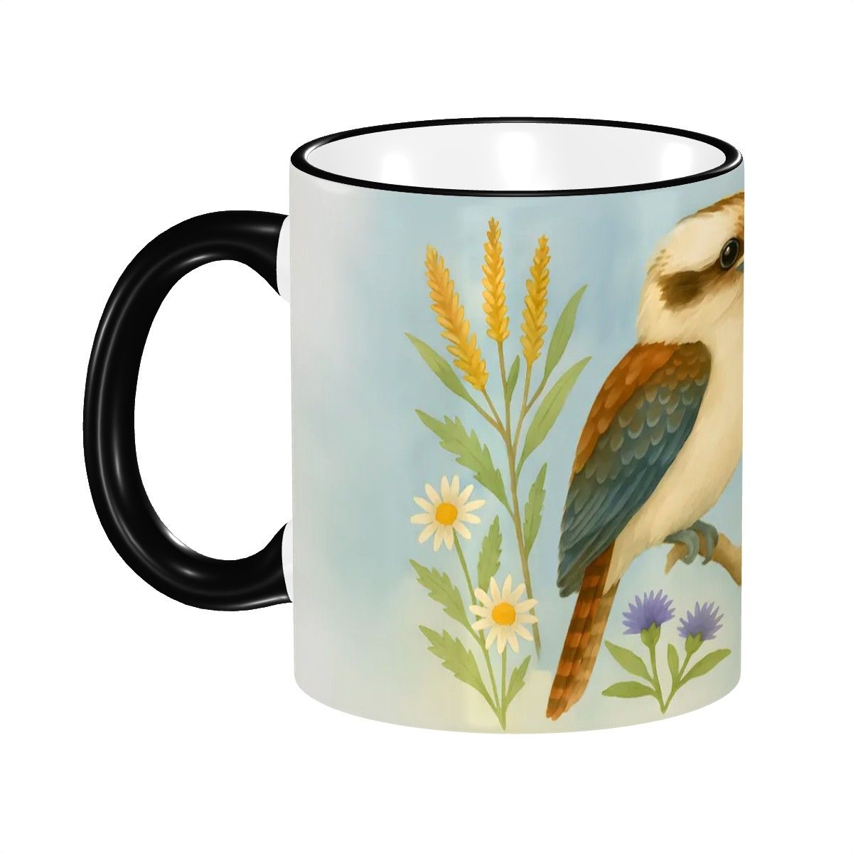 Laughing Kookaburra Blue Mug