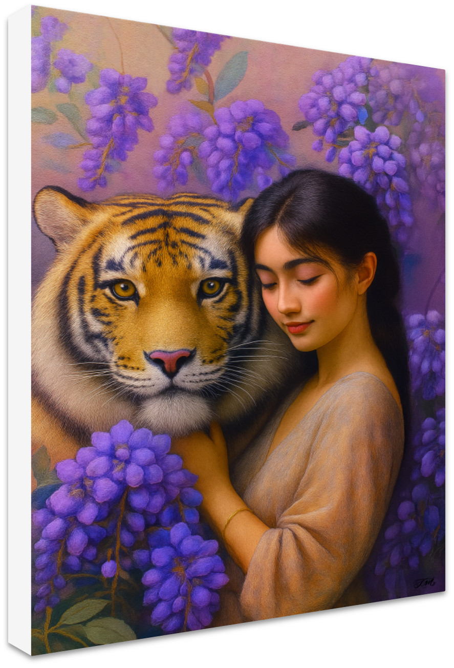 Wild Harmony Visionary Canvas Art Print