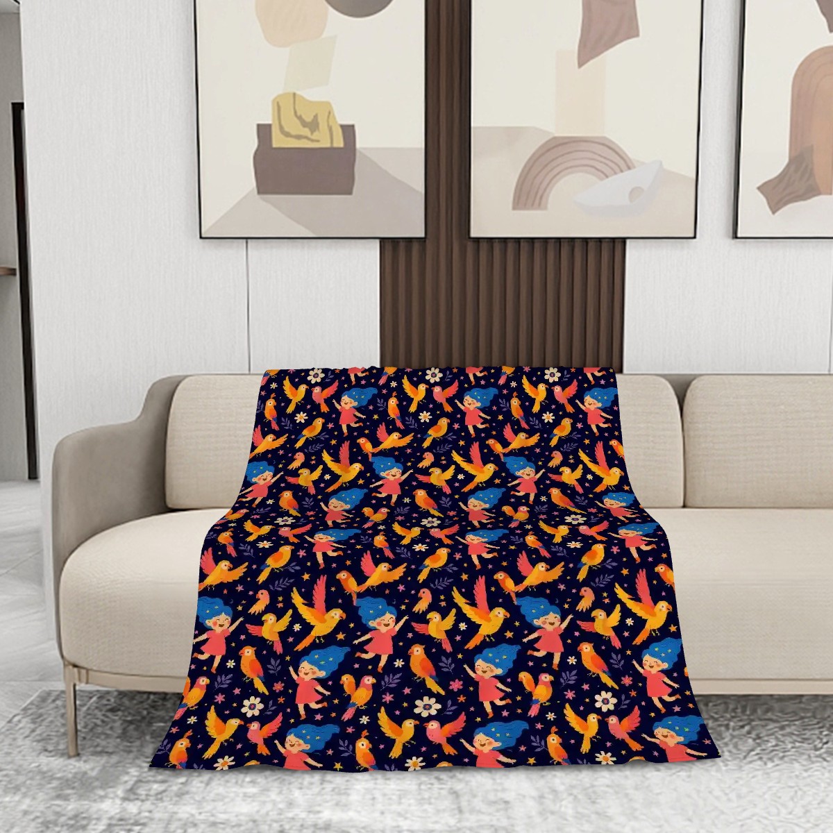 Playful  Throw Blanket