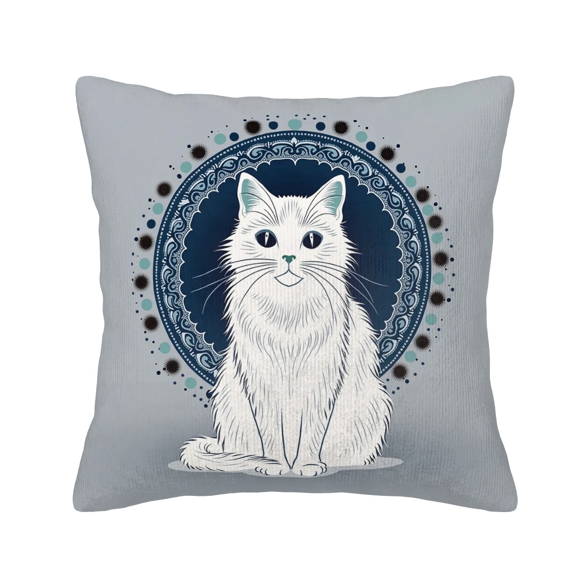 Decorative cat pillow