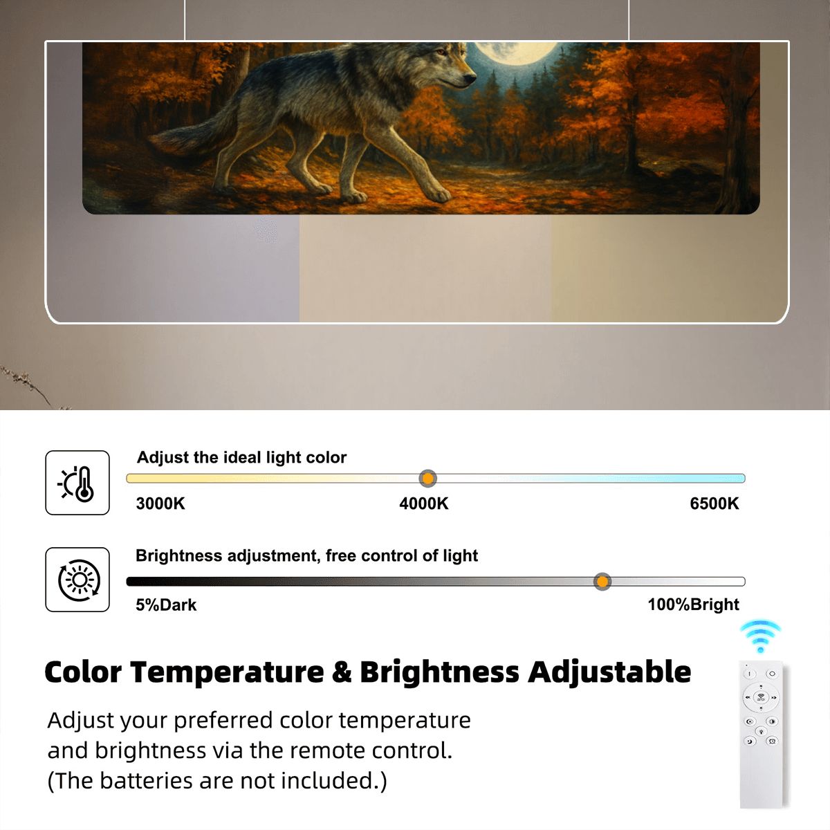 Echos of the Autumn Moon - Sound Absorbing Ceiling Lamp