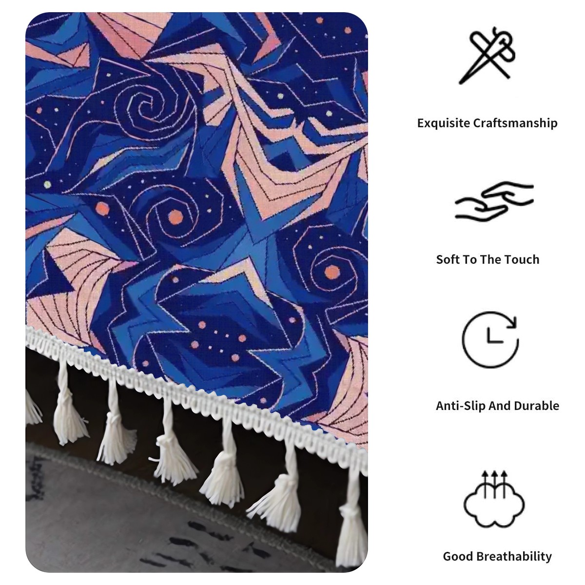 Outer Space Abstract Patterned Throw Blanket