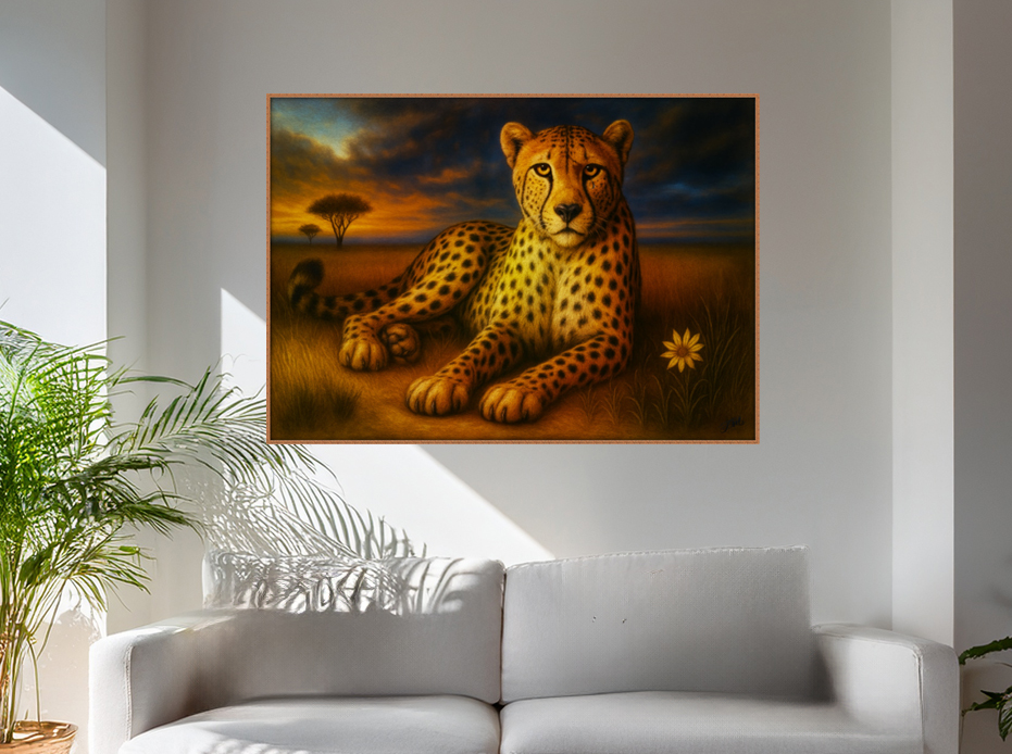 The One Hundredth Heart Beat - Float Framed