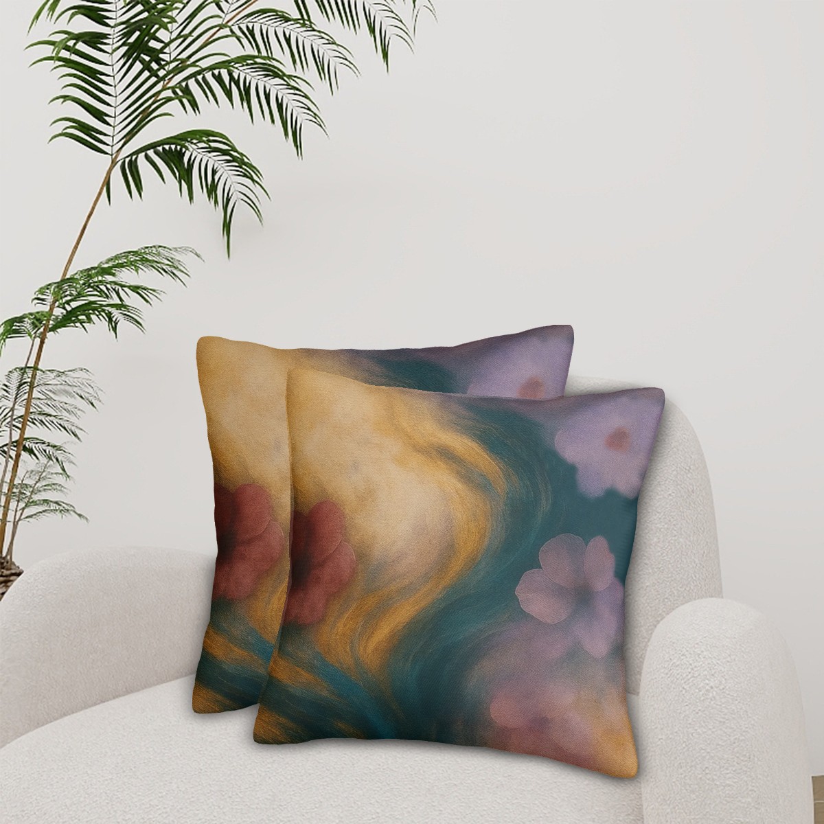 Whispers of Identity - all Seasons Throw Pillow Covers Set of 2