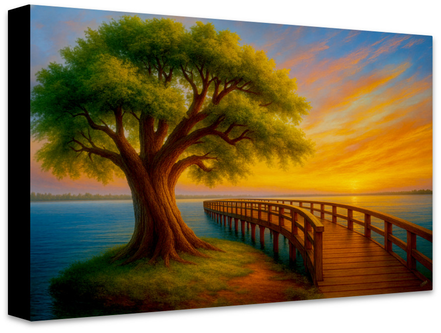 Sunset Serenity Canvas Art Print