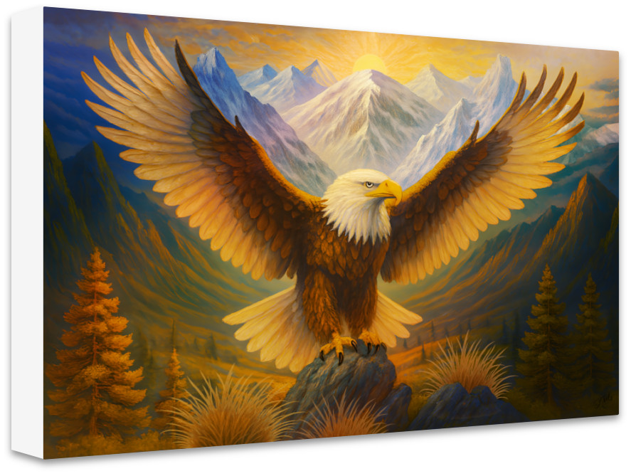 Majestic Vigil Canvas Art Print