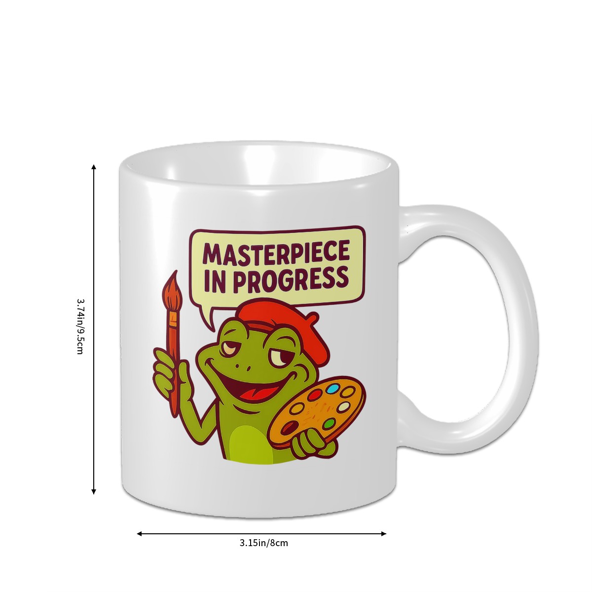Masterpiece in Progress Art Custom Design Mug