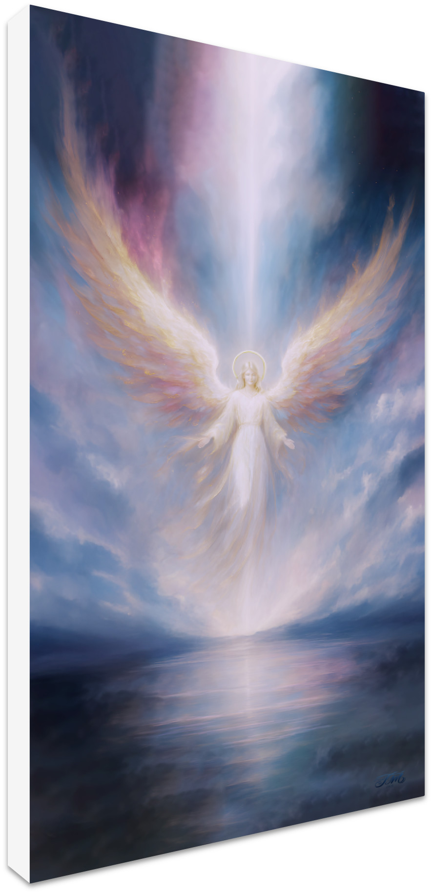 Sanctum of Light Digital Art Canvas Print
