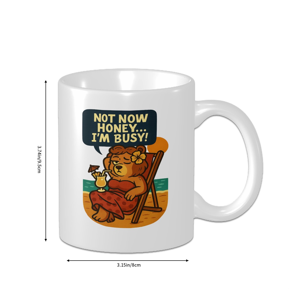 Not Now Honey Custom Design  Mug