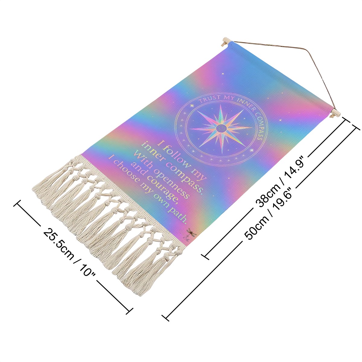 My Own Compass  Inspirational Wall Decor