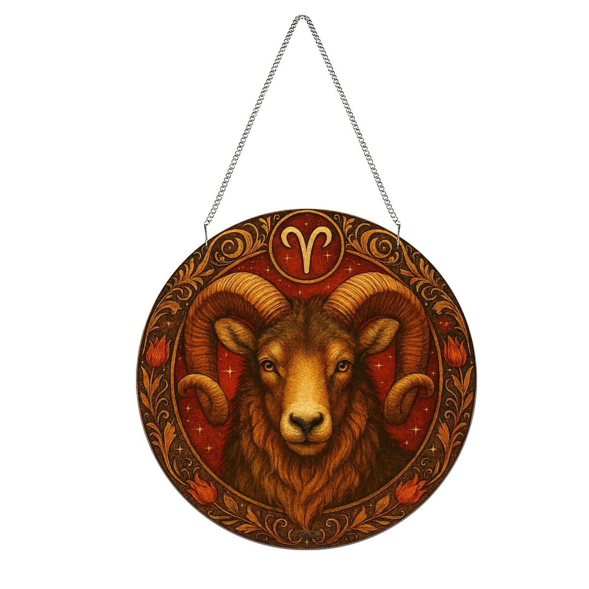 Aries Zodiac Sign Wall Decor Art
