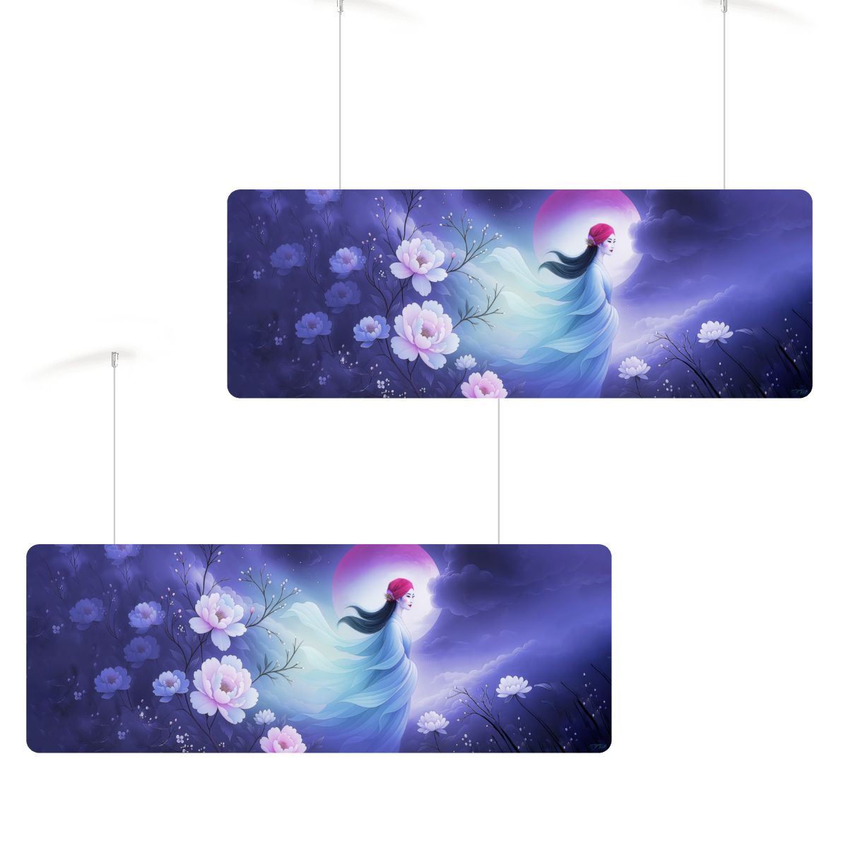 Moonveil Reverie - Sound Absorbing Ceiling Lamp