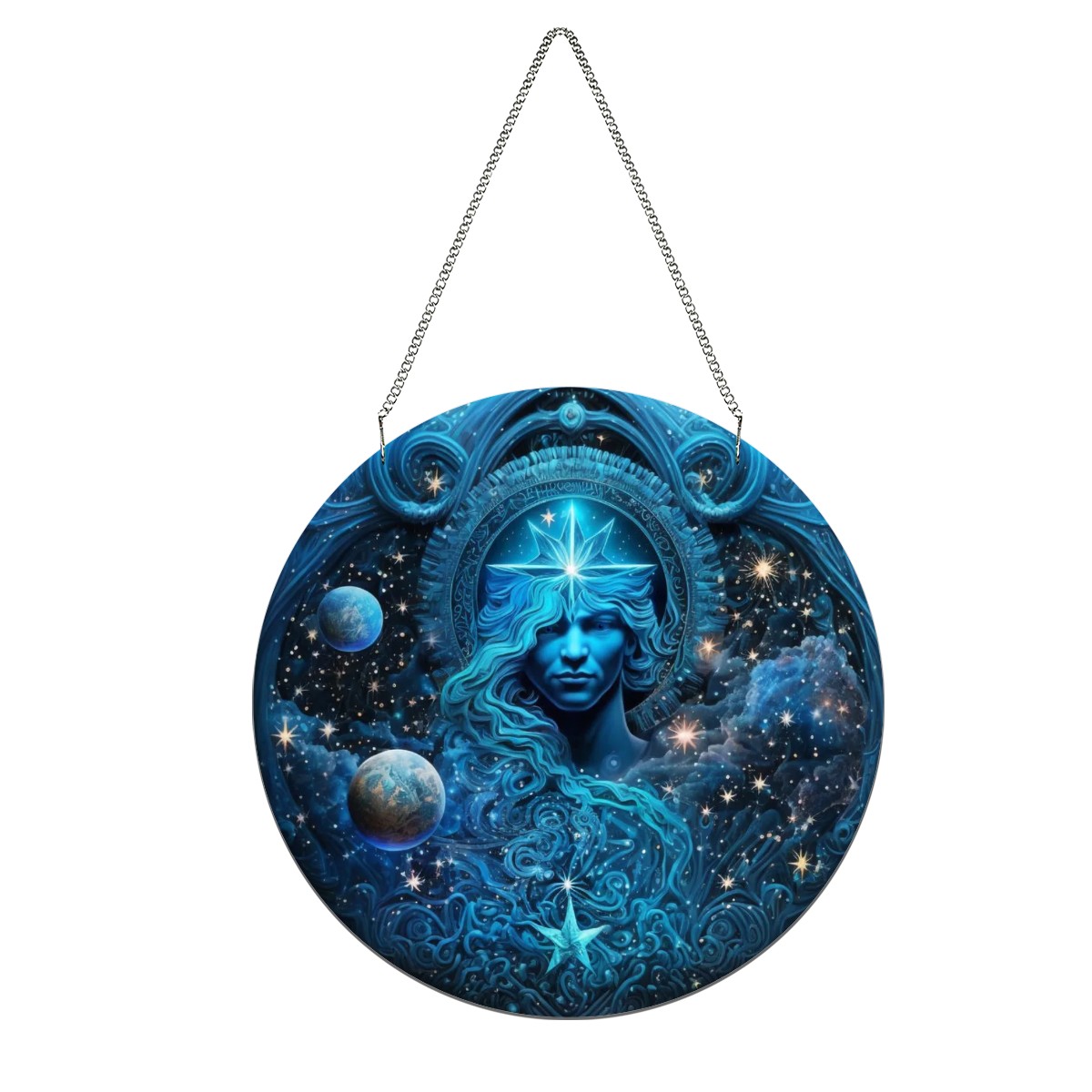 Aquarius Zodiac - Acrylic Window Hanging Ornament