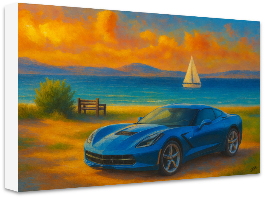 Coastal Pulse Canvas Art Print