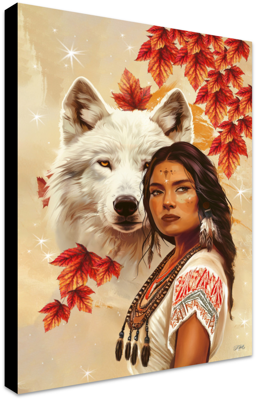 Friend of the Wild Digital Art Canvas Print