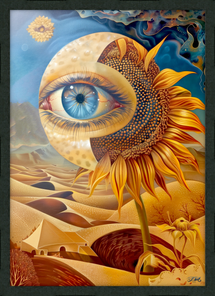 Desert Vision - Framed Digital Art Print