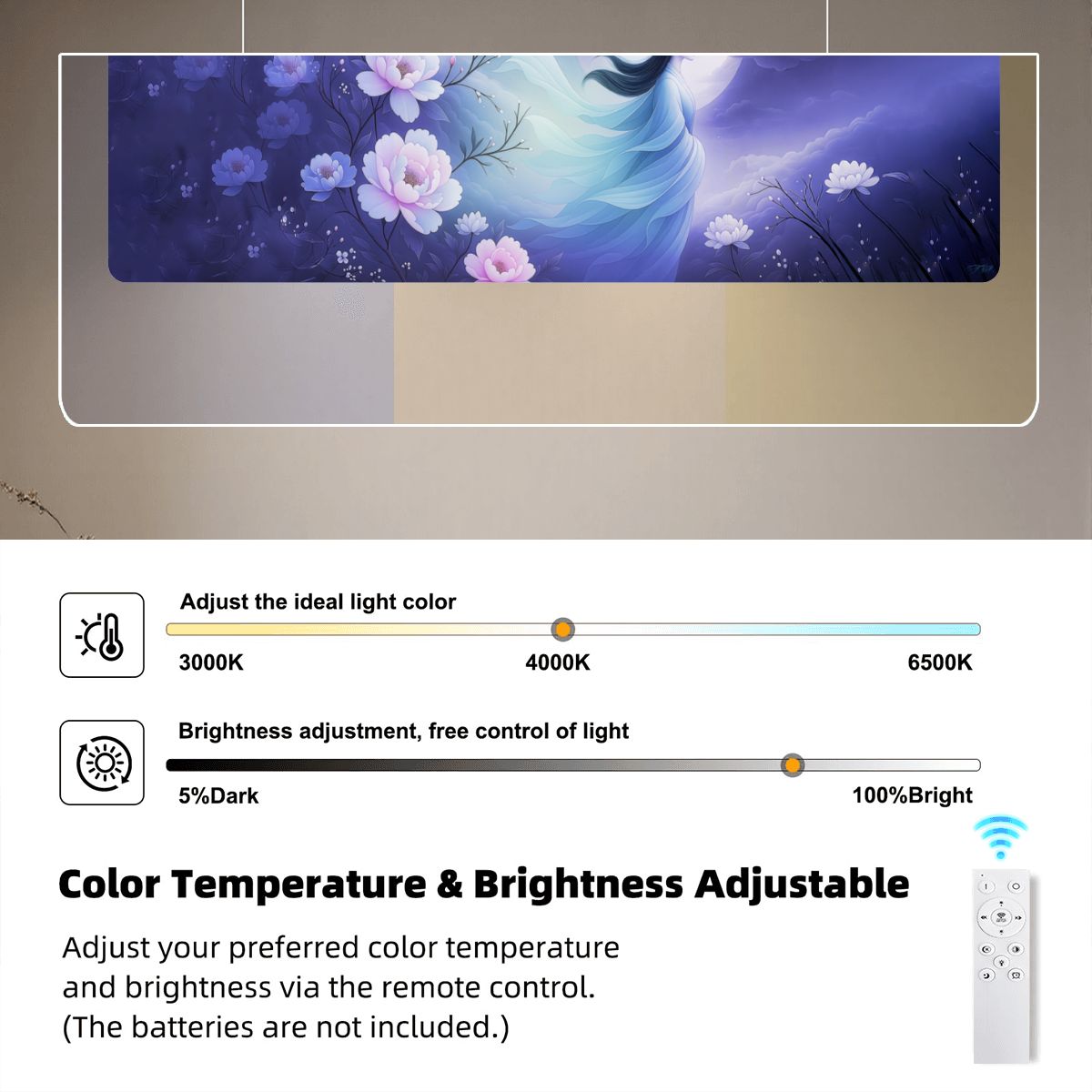 Moonveil Reverie - Sound Absorbing Ceiling Lamp