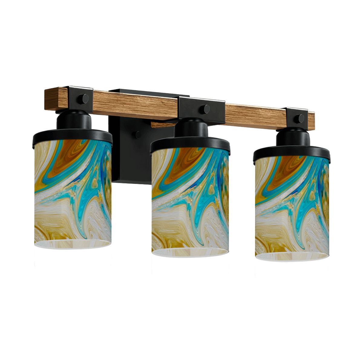 Sandy Waterways Modern Art Ceramic Wall Lights