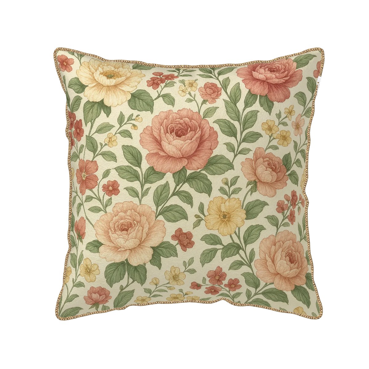 Whispers of Bloomlight Velvet Bordered Cushion Covers