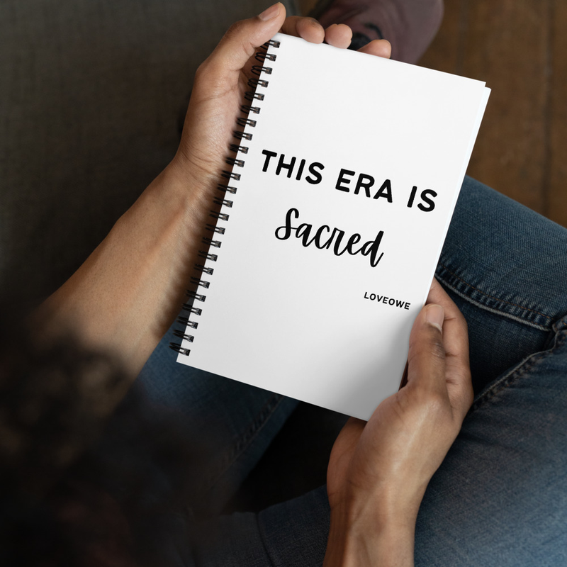"SACRED ERA" Spiral Notebook