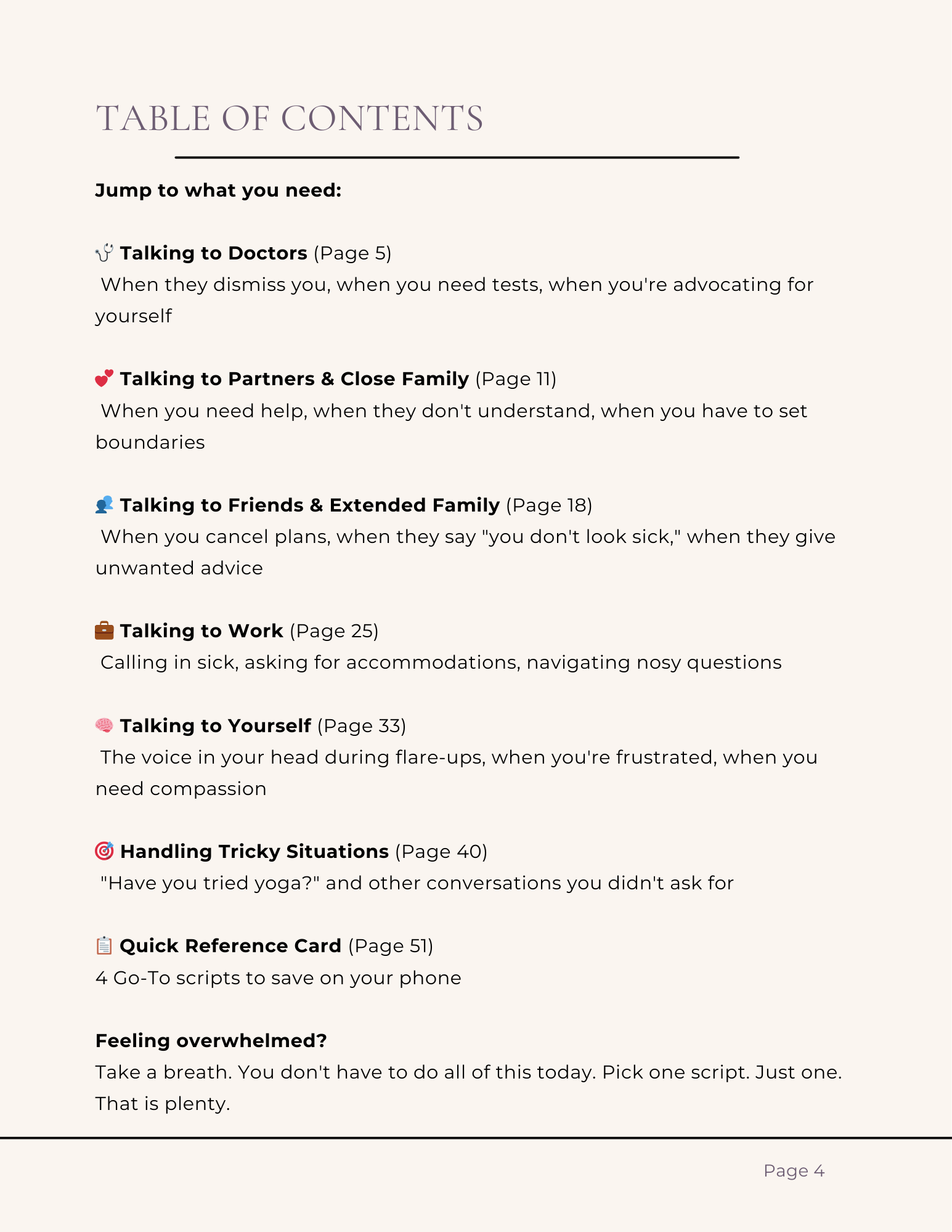 SAY THIS: 30 SCRIPTS FOR CHRONIC PAIN COMMUNICATION