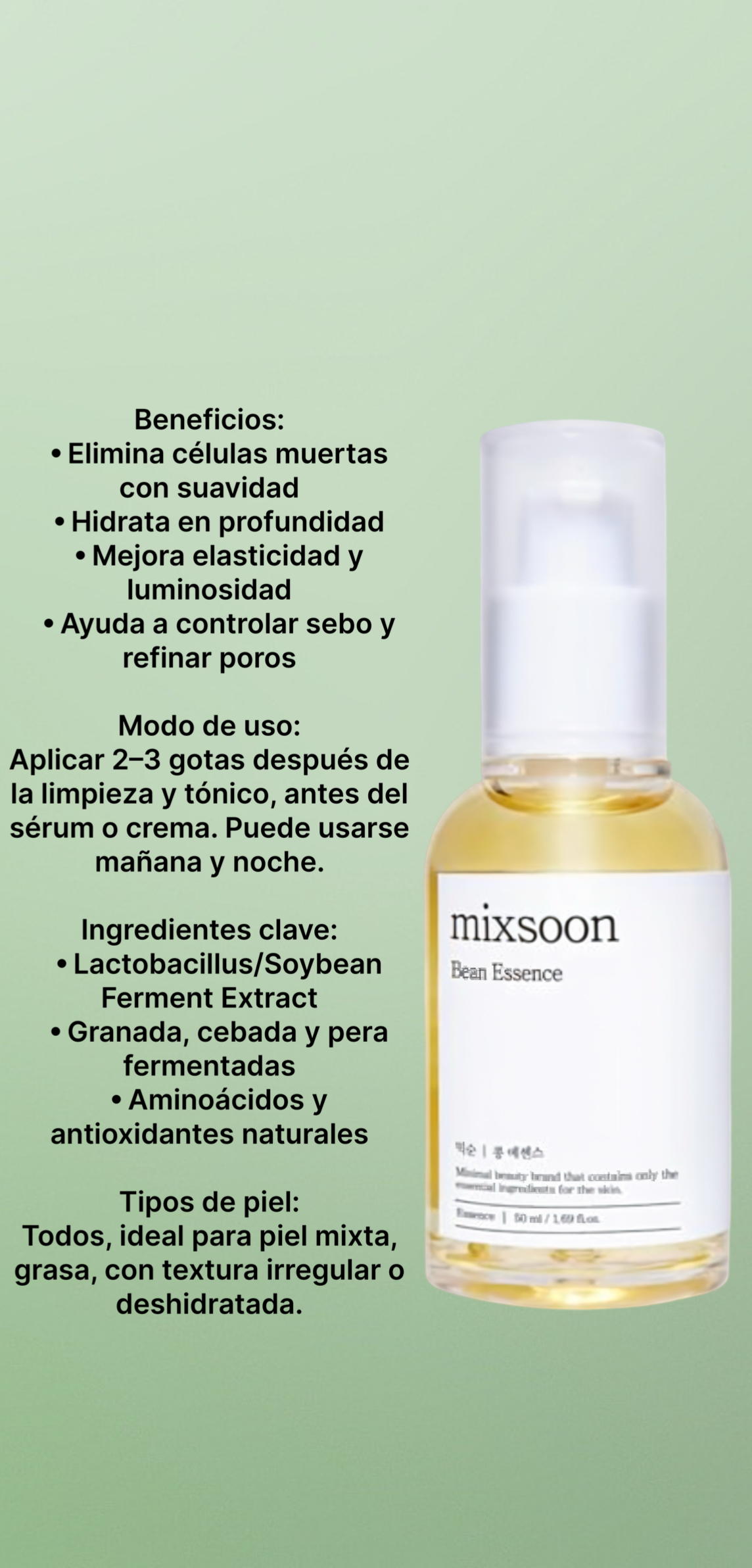 Mixsoon Bean Essence 50ml
