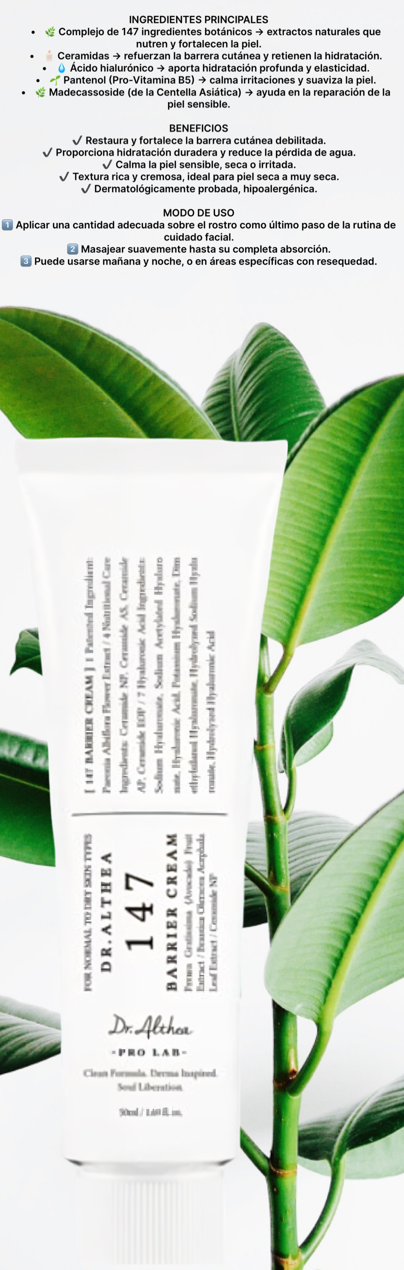 Crema protectora Dr. Althea 147 Barrier Cream 50ml