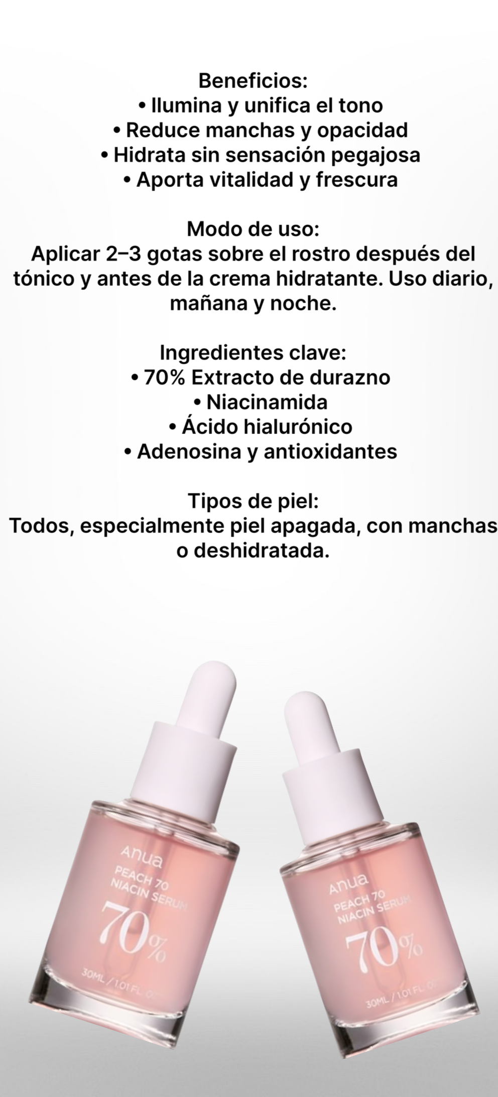 Suero Anua Peach 70 30ml