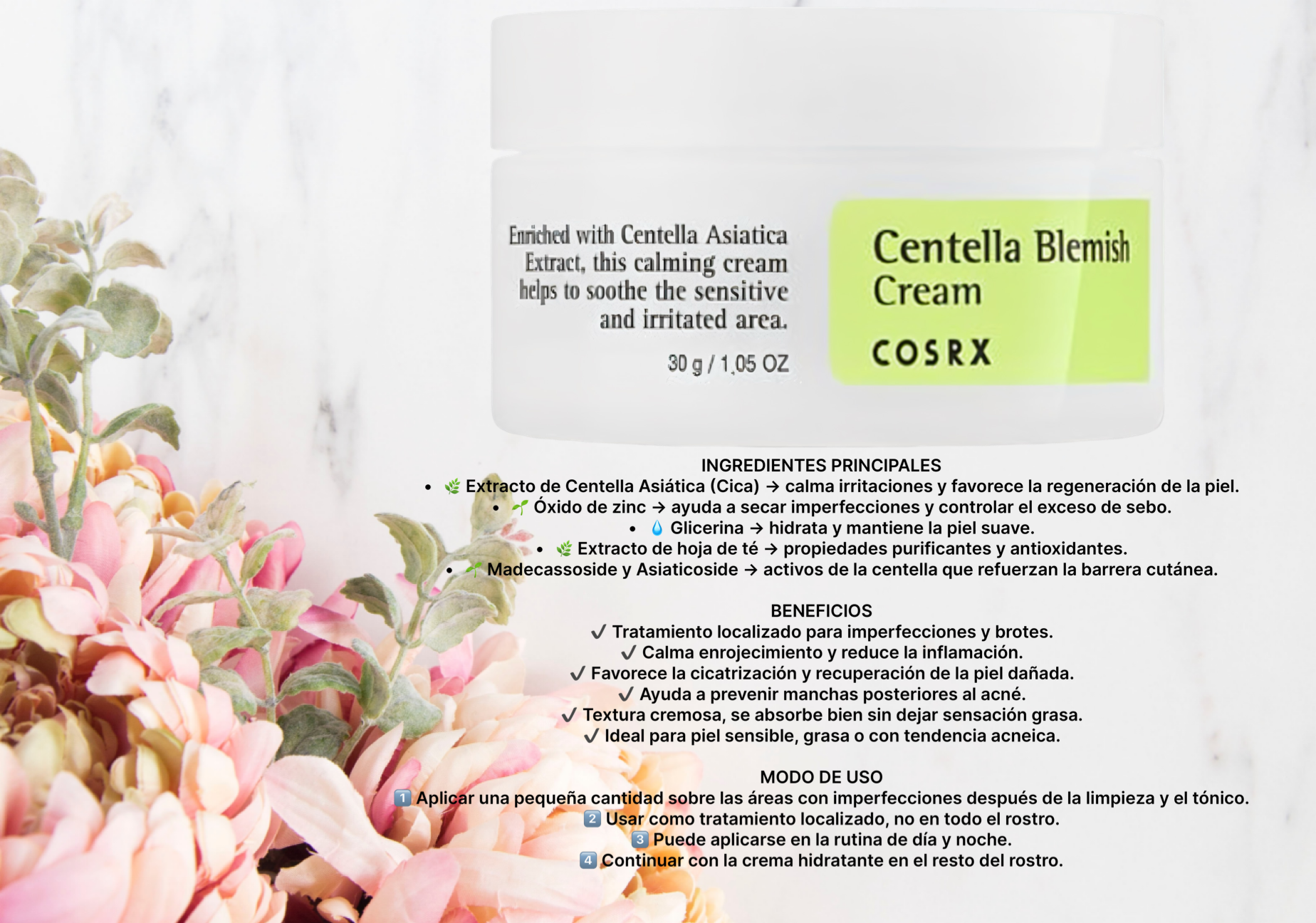 Crema Centella Blemish 30ml
