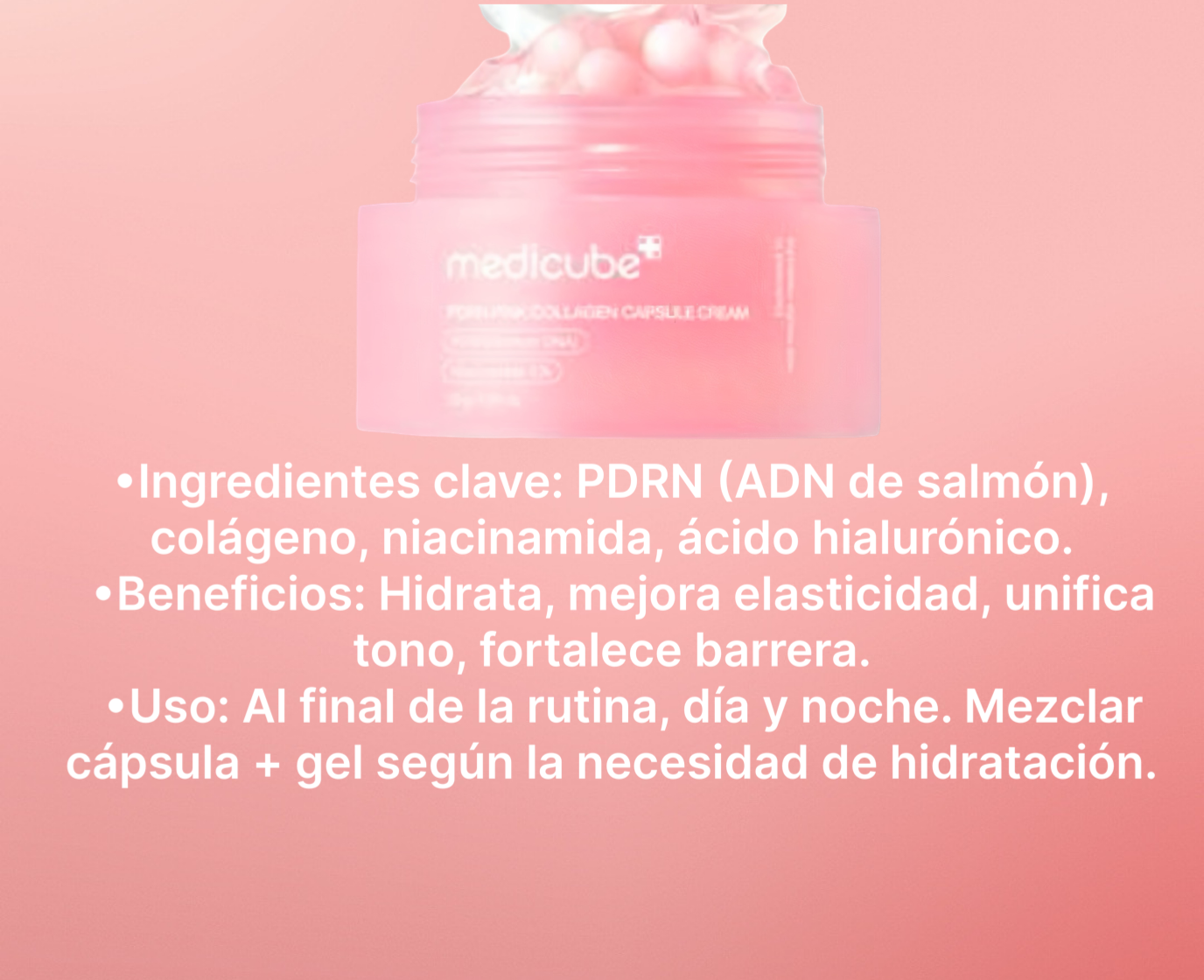 Crema Medicube Premium Pink Collagen Capsule