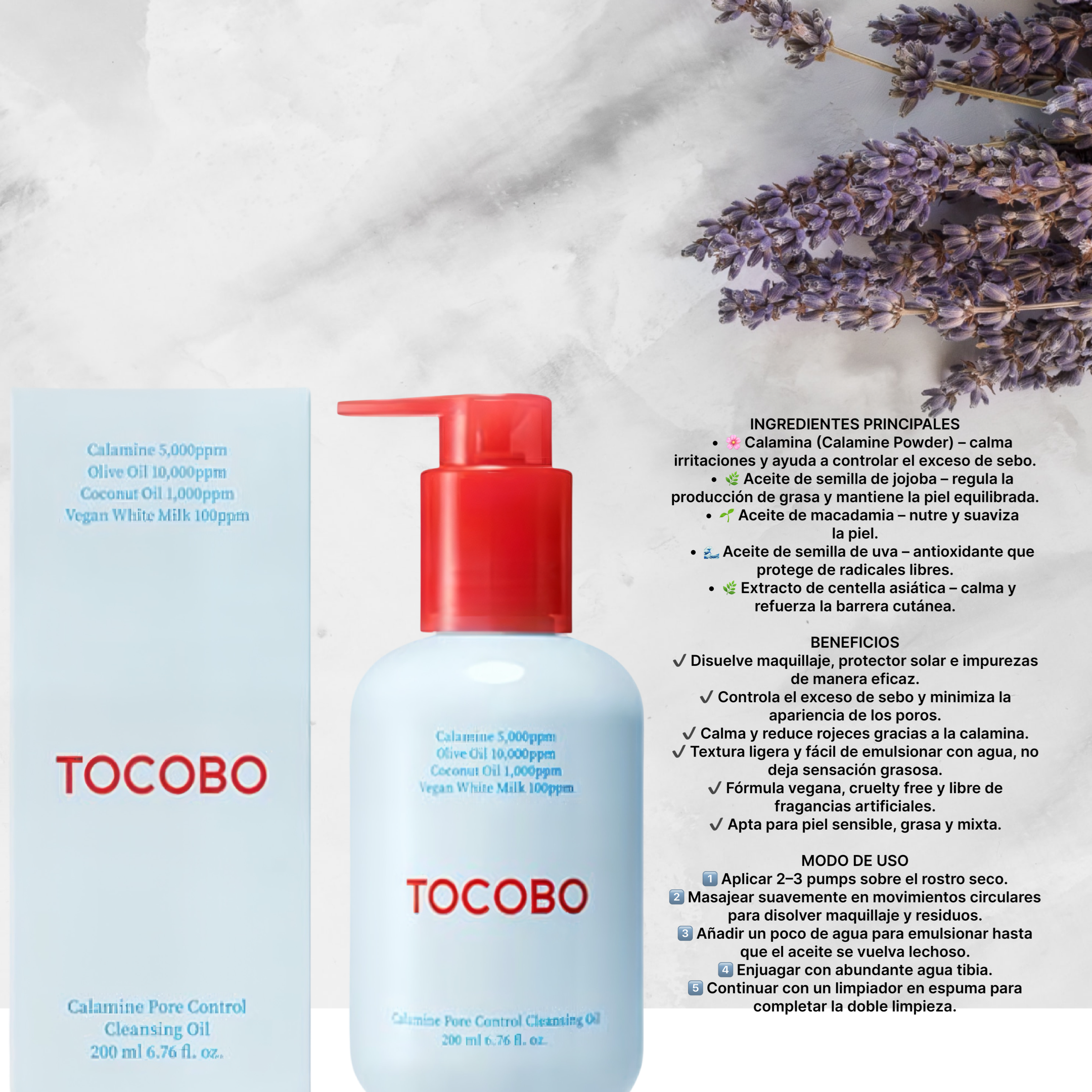 Tocobo Calamine Pore Control Cleansing Oil 200ml