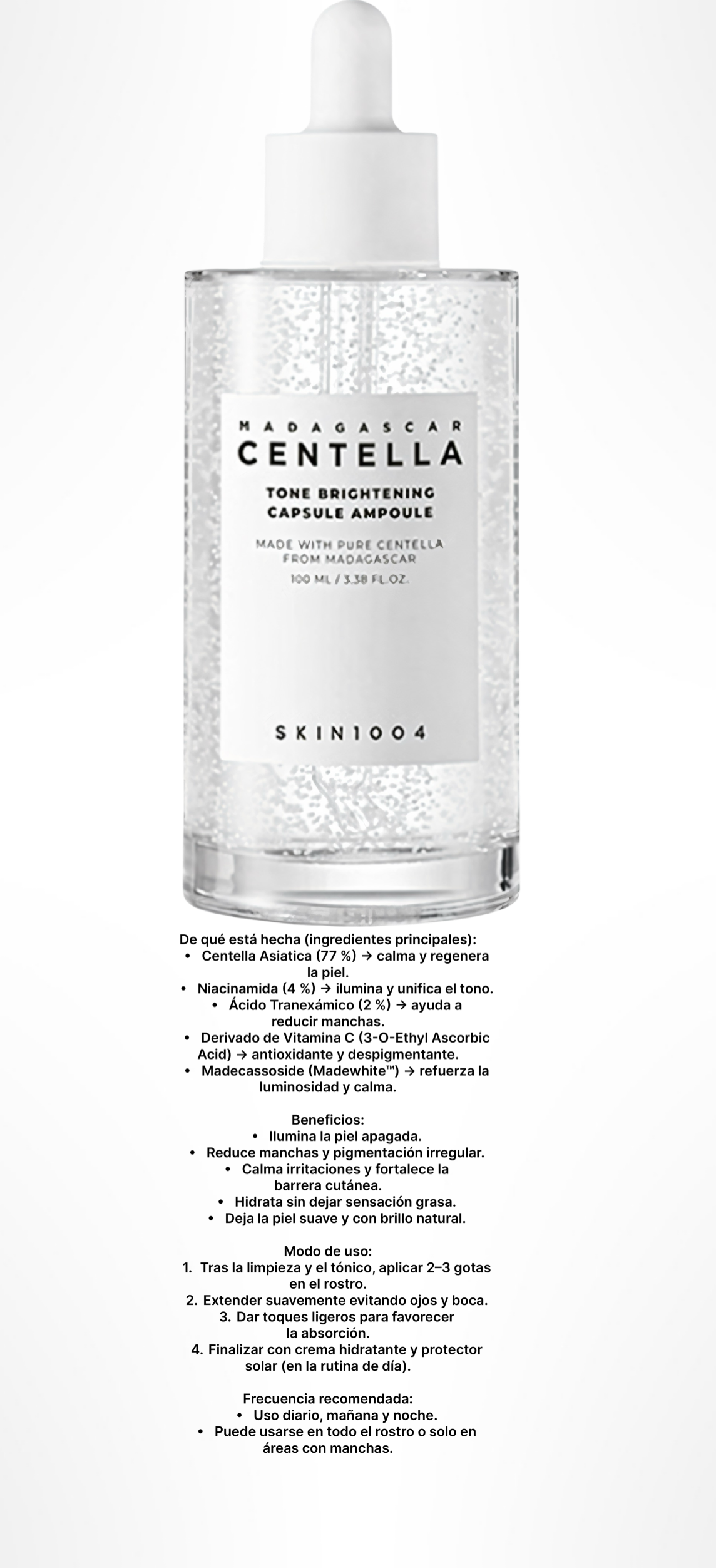 Ampolla con cápsulas centella de Madagascar 100ml