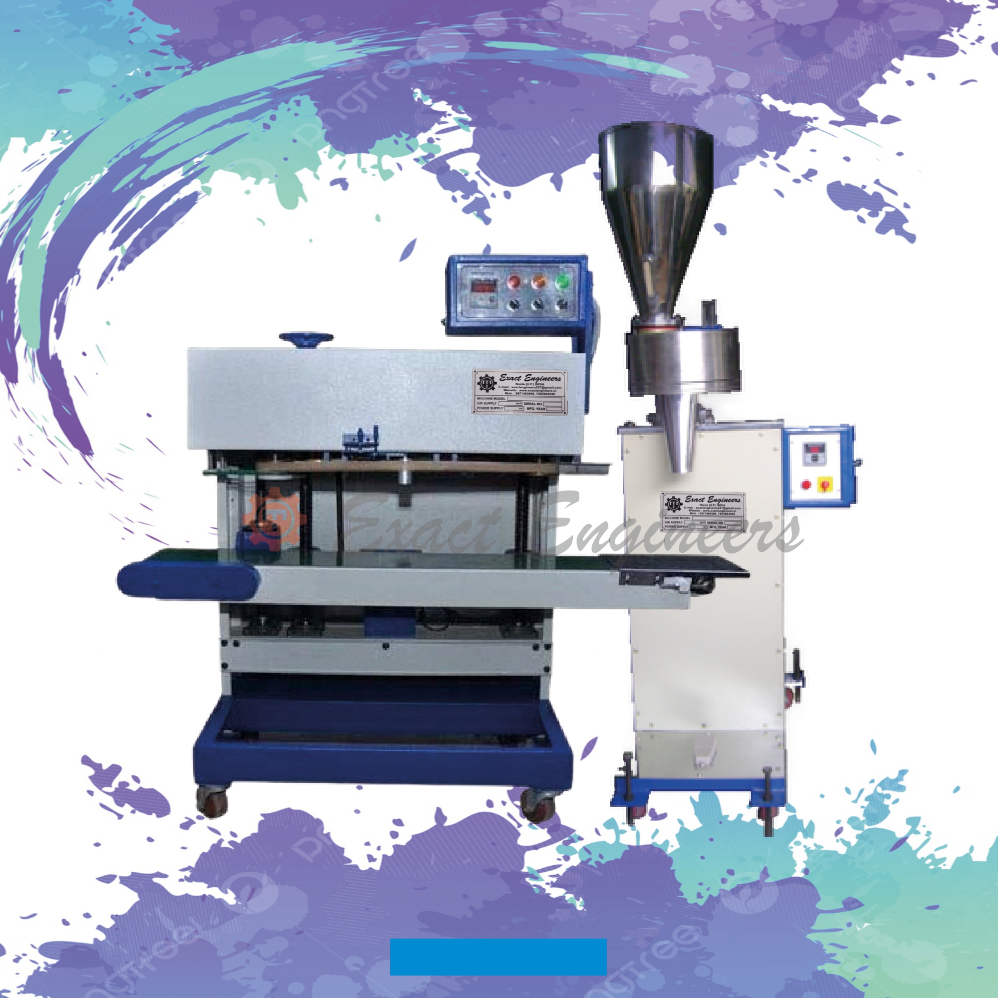 Band Sealer Machine With Cup Filler 