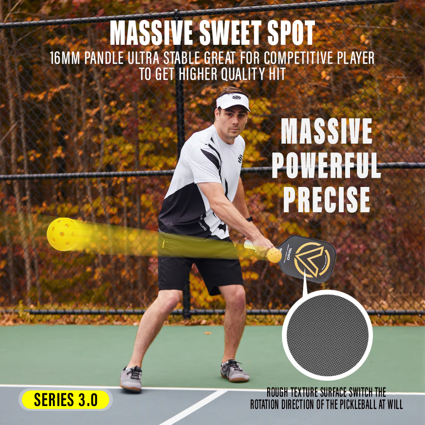 VetraXX Pickleball Paddles Series 3.0 T700 raw Carbon