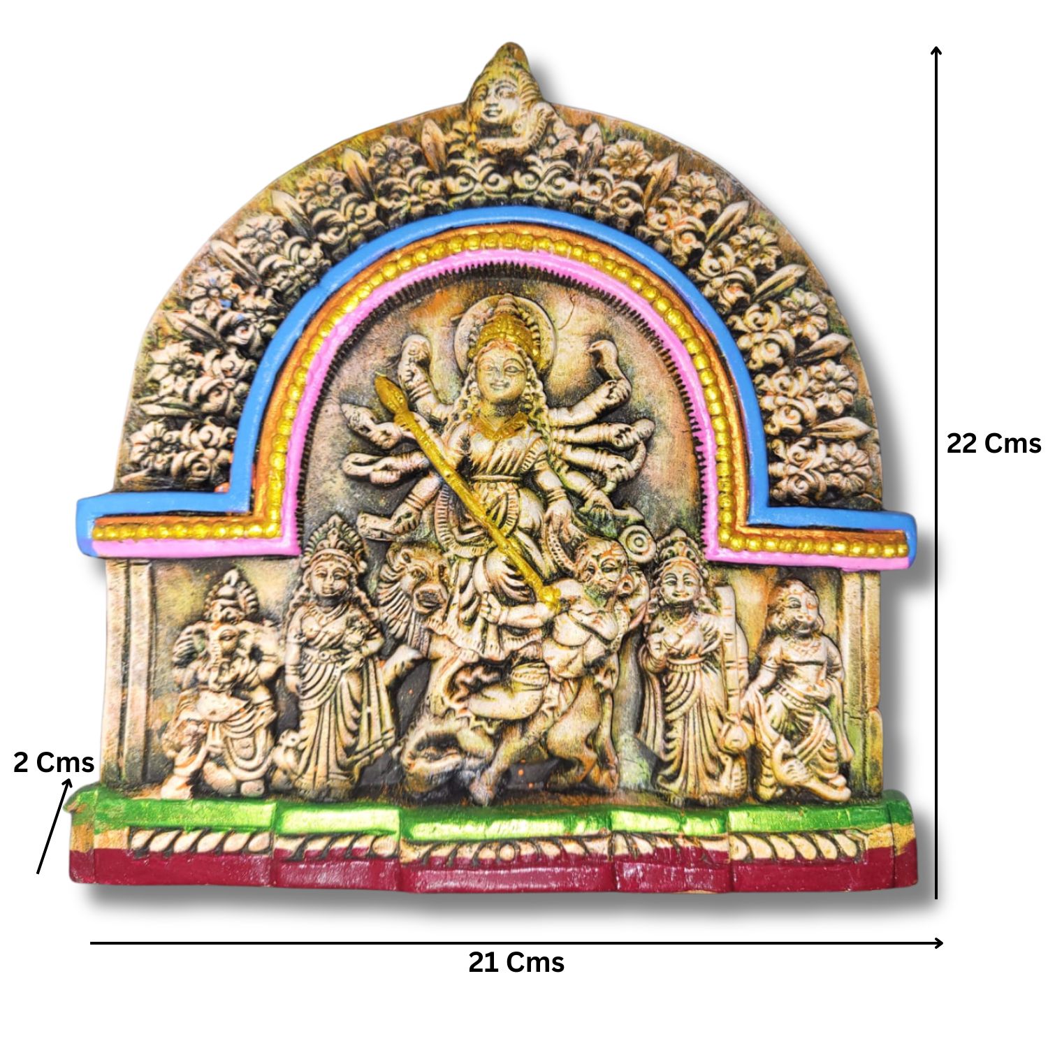Handcrafted Goddess Durga Wall Hanging