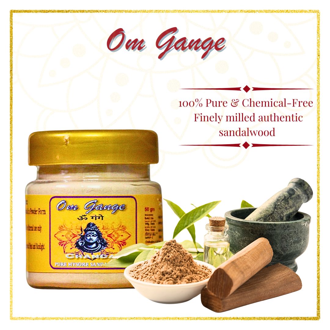 Om Gange Pure Mysore Sandalwood Powder