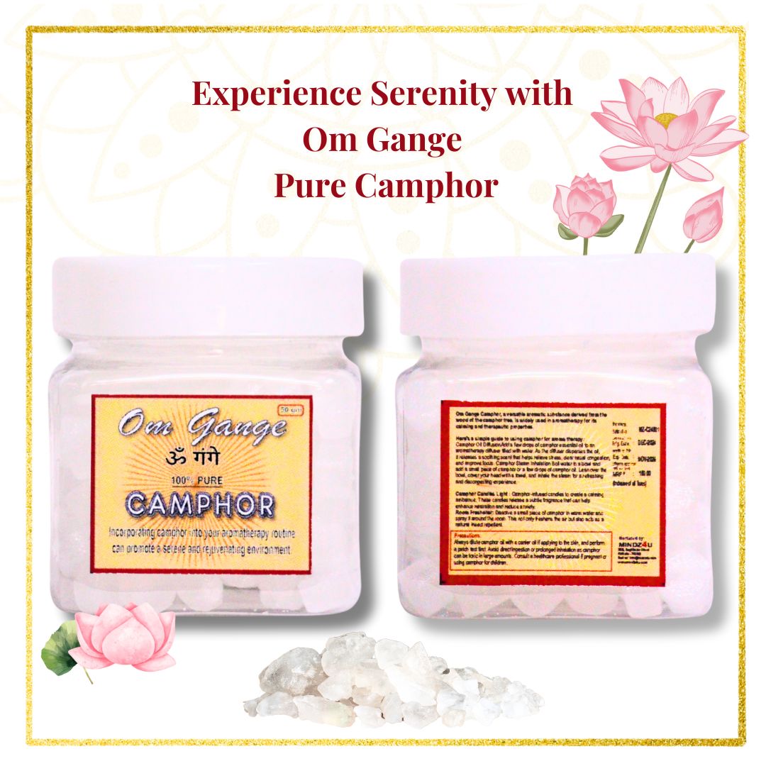 Om Gange Pure Camphor