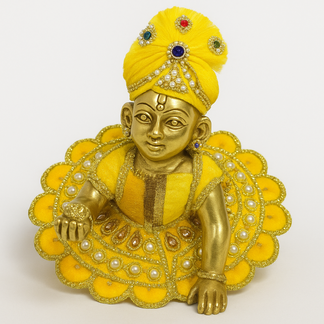 Traditional Decorative Dress Set for Laddu Gopal Idol