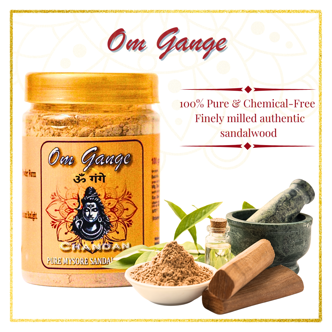 Om Gange Chandan Pure Mysore Sandal Powder