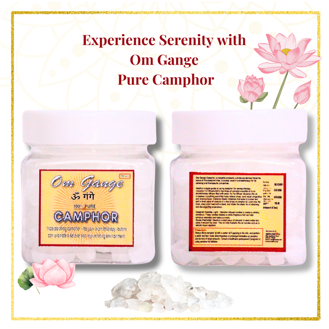 Om Gange 100% Pure Camphor