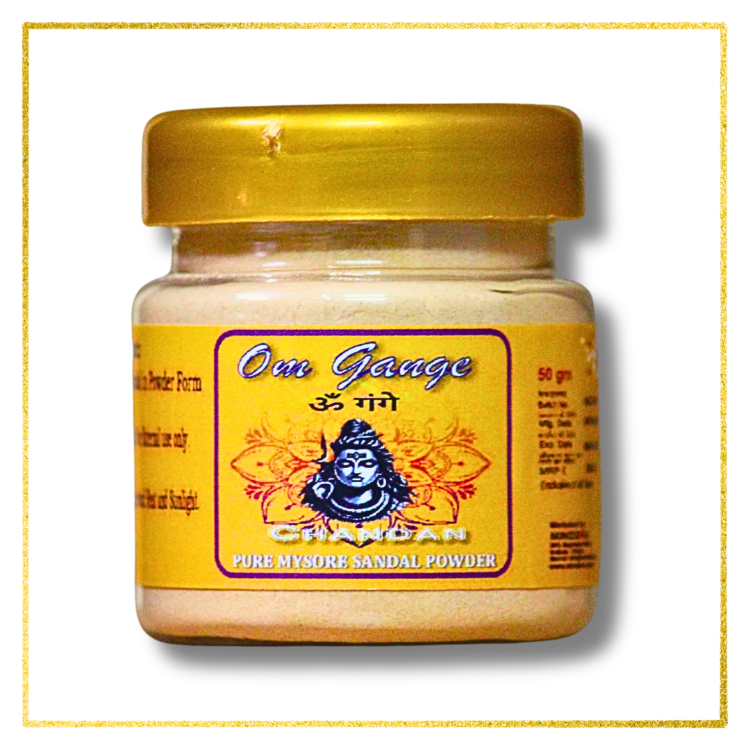 Om Gange Pure Mysore Sandalwood Powder 50 gm
