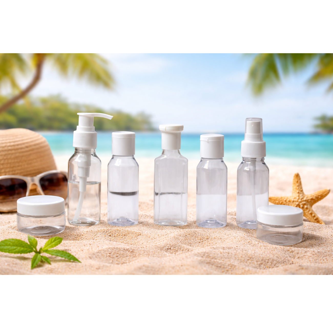 Travel Cosmetic Bottles Set